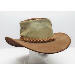 Jacaru Australia's Finest Leather Hats SZ M to LG Style Summer Breeze Pre Owned